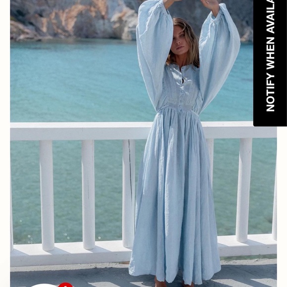 Kinga Csilla 100% linen dress - Picture 3 of 5